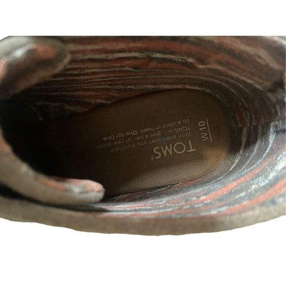 Toms Wedge Bootie in Cream Tan - Picture 3 of 9